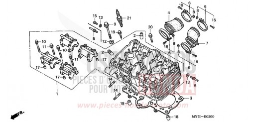 CULASSE CB500S2 de 2002